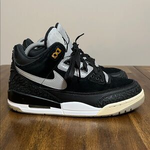 Nike Air Jordan 3 Retro Mens Size 7.5 Tinker SP Black Cement 2019 CK4348-007